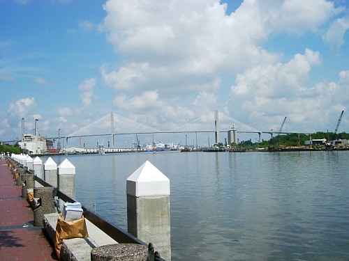Savannah, Georgia
View on the port of Savannah.<br />
Shipping/Harbour
