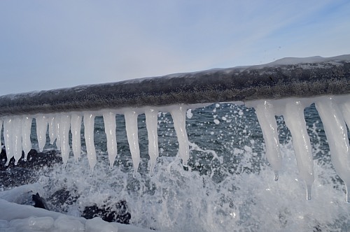 Warnemünde
icicles on the railing and waves<br />
Meer/Ozean, Küstenlandschaft, Naturereignis
Ulrike Retzlaff, EUCC-D